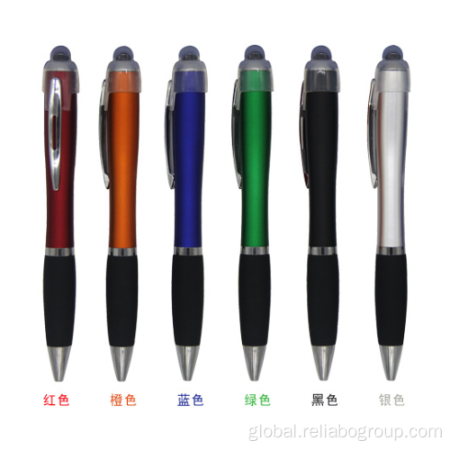 China Multi-function Popular LED Promotional Stylus Ballpoint Pen Manufactory